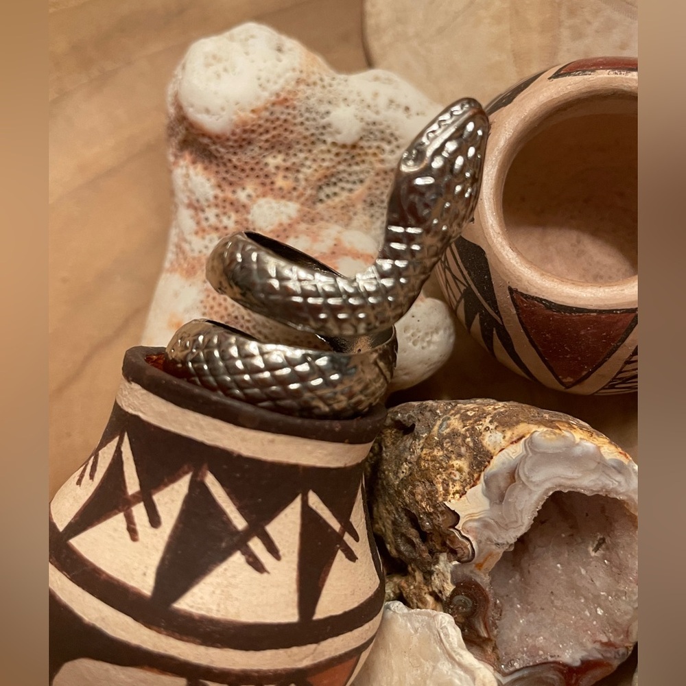 Silver Snake Ring - image 4